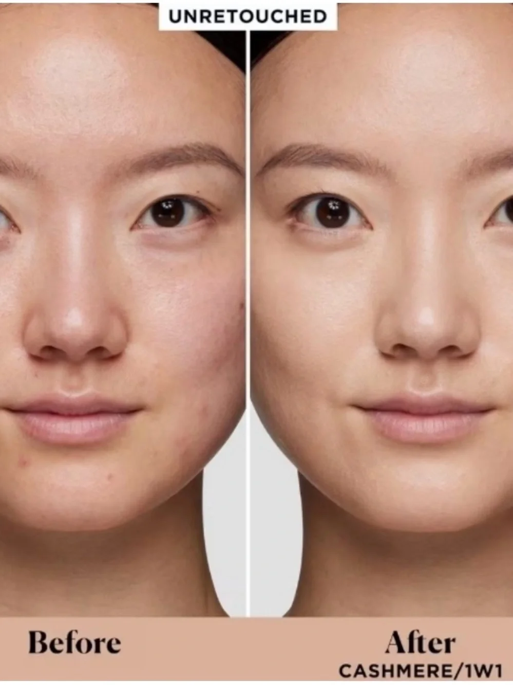 LAURA MERCIER |  Real Flawless Weightless Perfecting Foundation: Cashmere (1W1)